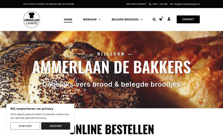 Screenshot di ammerlaanhillegom.nl
