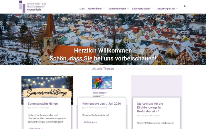 Zrzut ekranu ammerndorf-grosshabersdorf-evangelisch.de