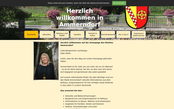 Zrzut ekranu ammerndorf.de