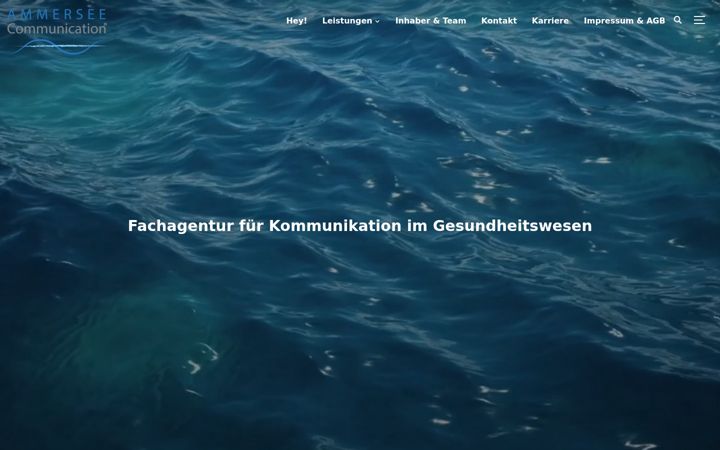 Screenshot of ammersee-communication.de