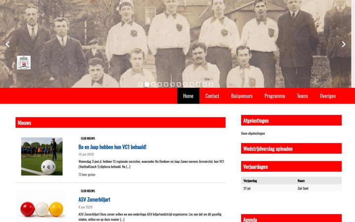 Screenshot di ammerstolsesv.nl