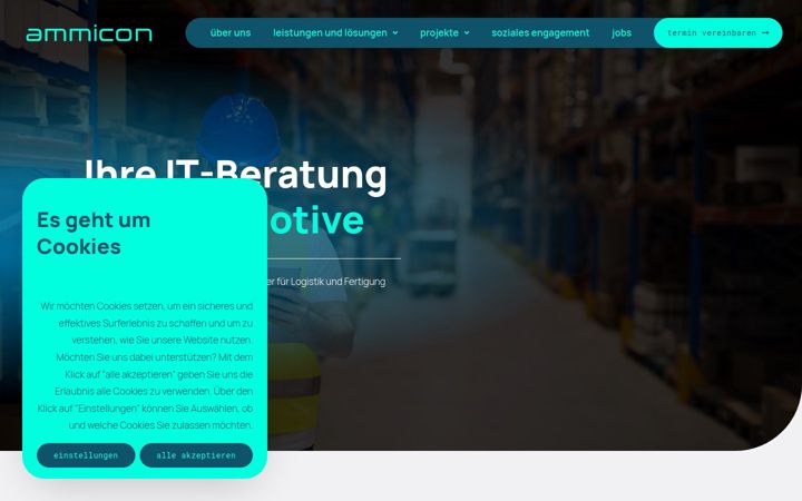 Screenshot of ammicon.de