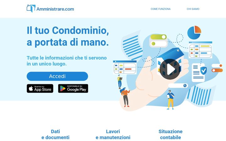 Screenshot of amministrare.com