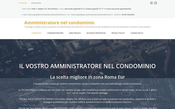Screenshot van amministratorenelcondominio.it