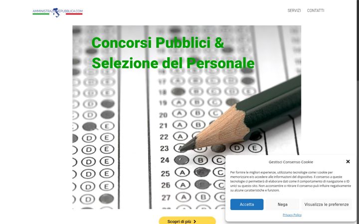 Screenshot of amministrazionepubblica.com