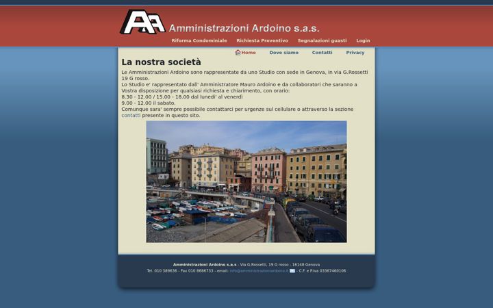 Screenshot of amministrazioniardoino.it