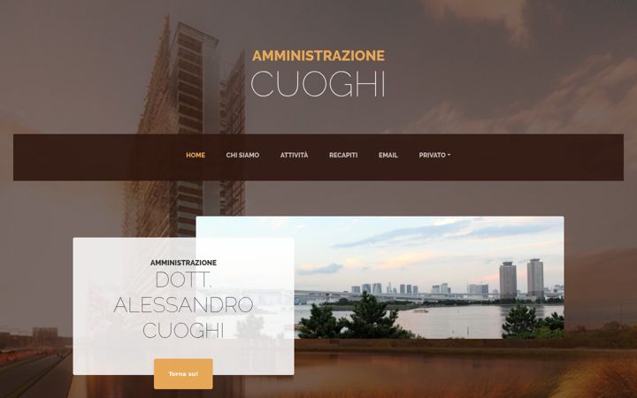 Screenshot stránky amministrazionicuoghi.it
