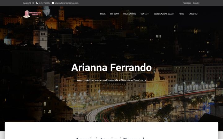 Captura de ecrã de amministrazioniferrando.it