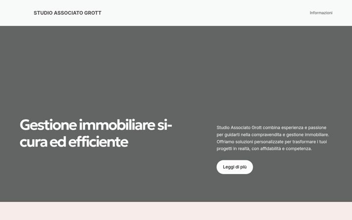 Screenshot stránky amministrazionigrott.it