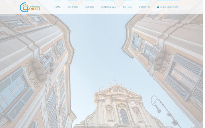 Screenshot stránky amministrazioniloreti.it