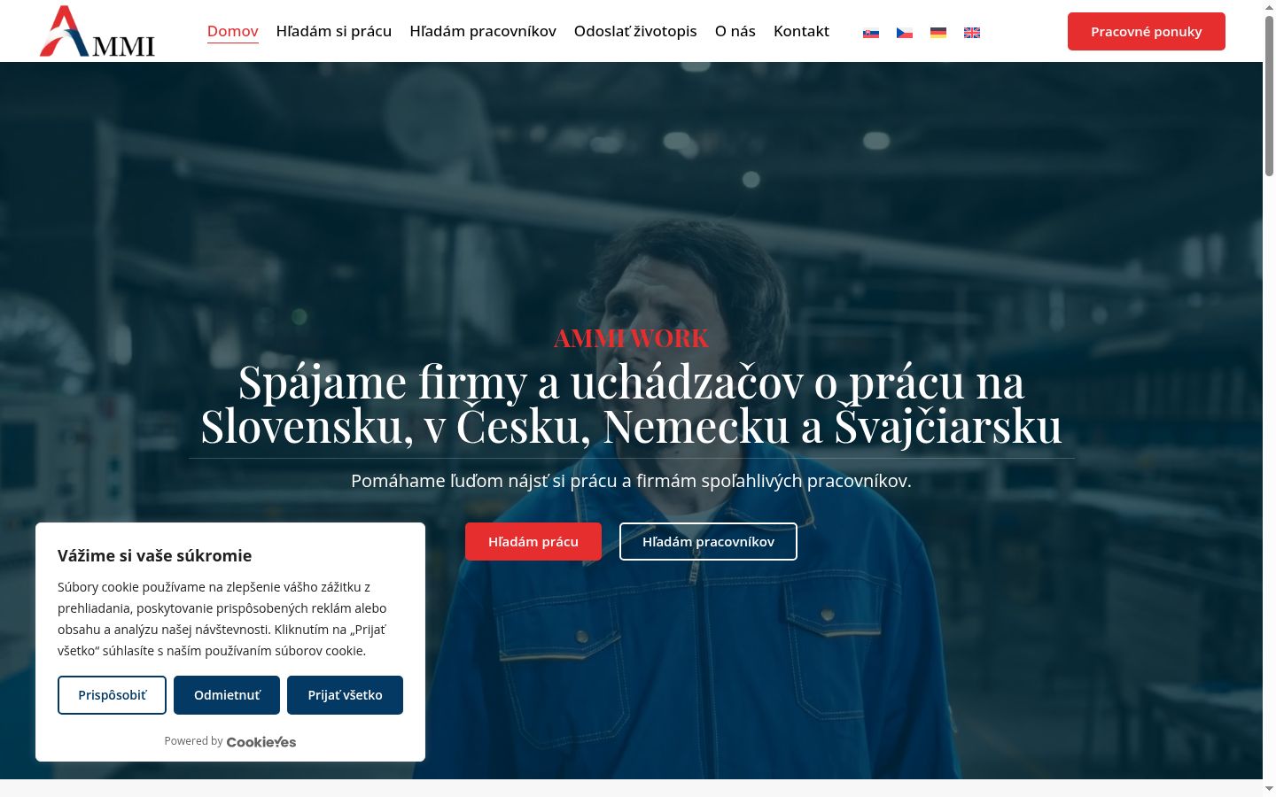 Snímek obrazovky baneru souhlasu zobrazeného před jakoukoli interakcí