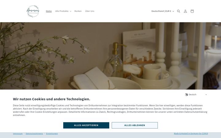 Screenshot of ammon-gehrden.de