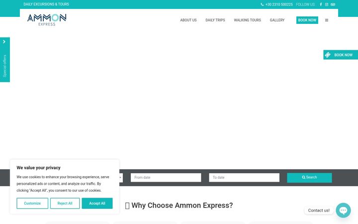 Screenshot of ammonexpress.gr