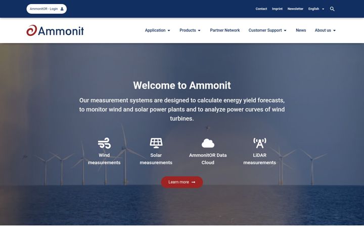 Screenshot of ammonit.com