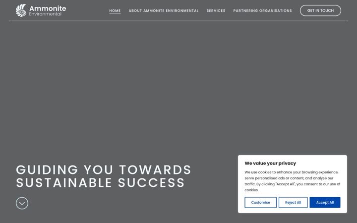 Екранна снимка на ammonite.co.za