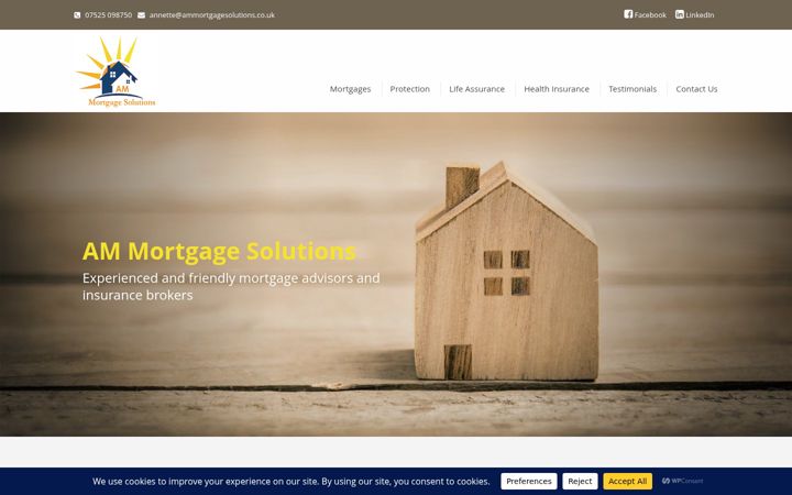 Captura de pantalla de ammortgagesolutions.co.uk