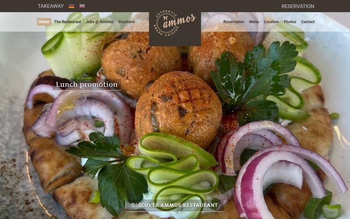 Screenshot of ammos.ch