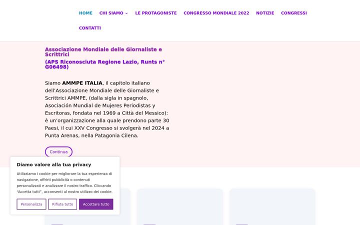 Screenshot stránky ammpeitalia.it