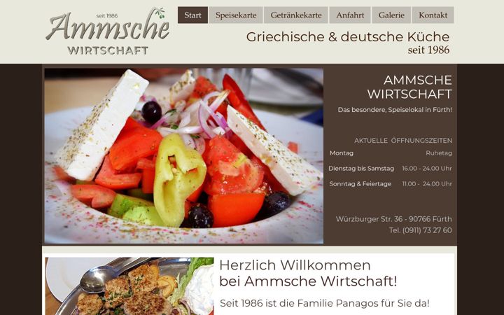 Screenshot of ammsche-wirtschaft.de