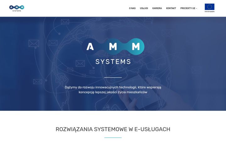 Screenshot of ammsystems.pl
