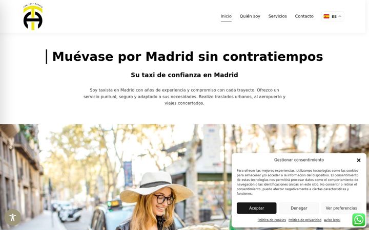 Screenshot of ammtaximadrid.com