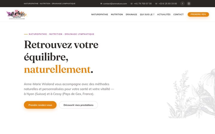 Screenshot of amnaturo.com