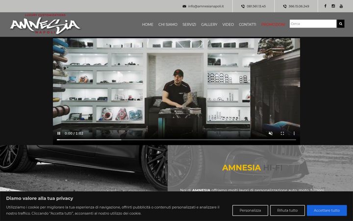 Screenshot of amnesianapoli.it