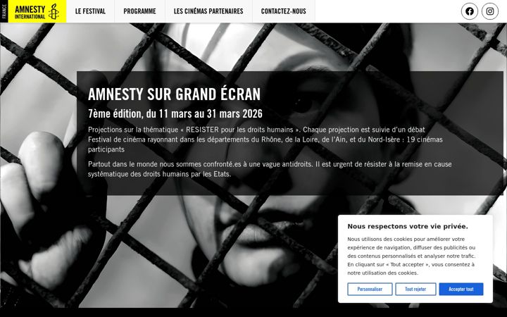 Snímek obrazovky amnesty-sur-grand-ecran.fr
