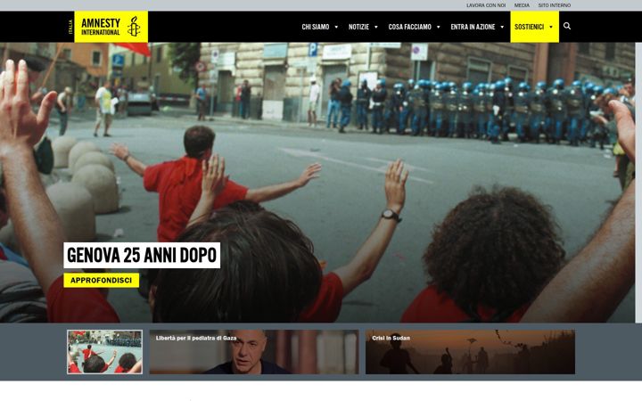Screenshot of amnesty.it