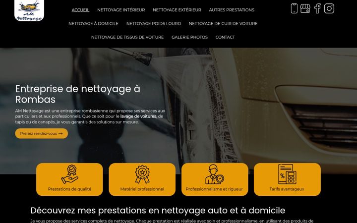 Screenshot of amnettoyage57.fr