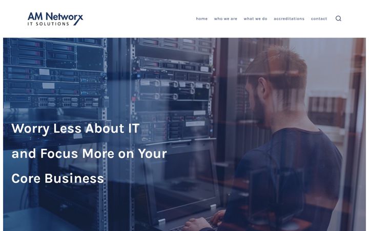 Screenshot of amnetworx.co.uk