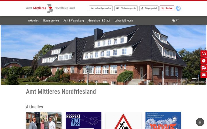 Screenshot of amnf.de