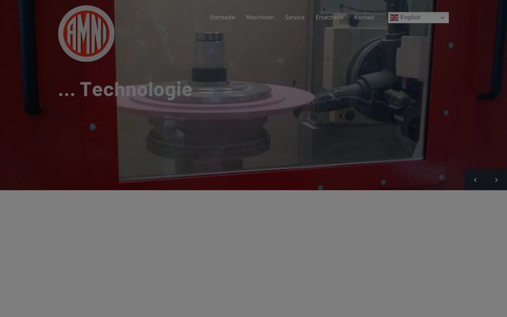 Screenshot of amni.de