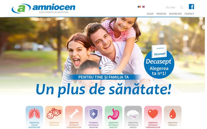 Screenshot of amniocen.ro