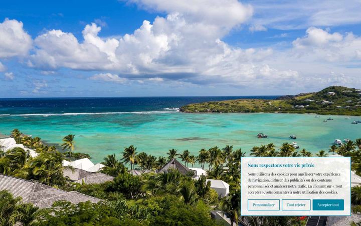 Screenshot of amnios-st-barth.com