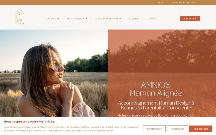Screenshot of amnios-therapiesholistiques.fr