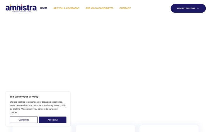 Screenshot of amnistra.com