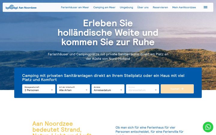 Screenshot of amnordsee.de