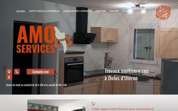 Screenshot of amo-services-oleron.fr