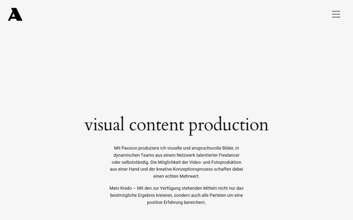 Screenshot of amoa.de