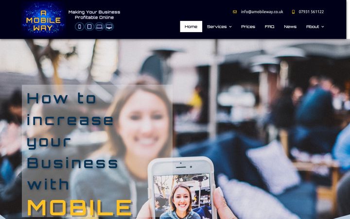 Screenshot of amobileway.co.uk