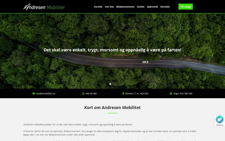 Screenshot of amobilitet.no