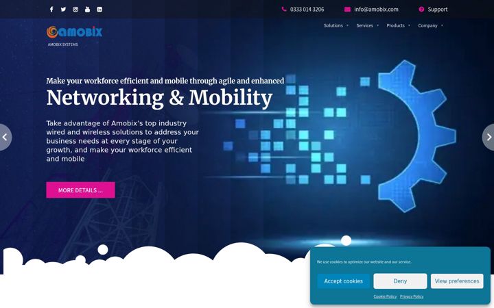 Screenshot di amobix.net