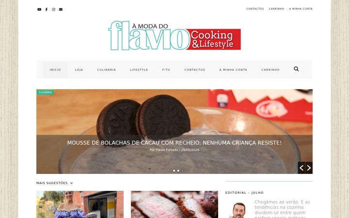 Screenshot of amodadoflavio.pt