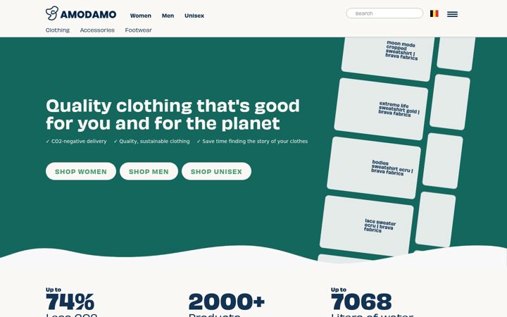 Screenshot of amodamo.com