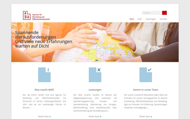 Screenshot of amoe-gmbh.de