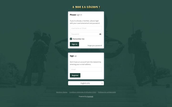 Screenshot of amoilalegion.org