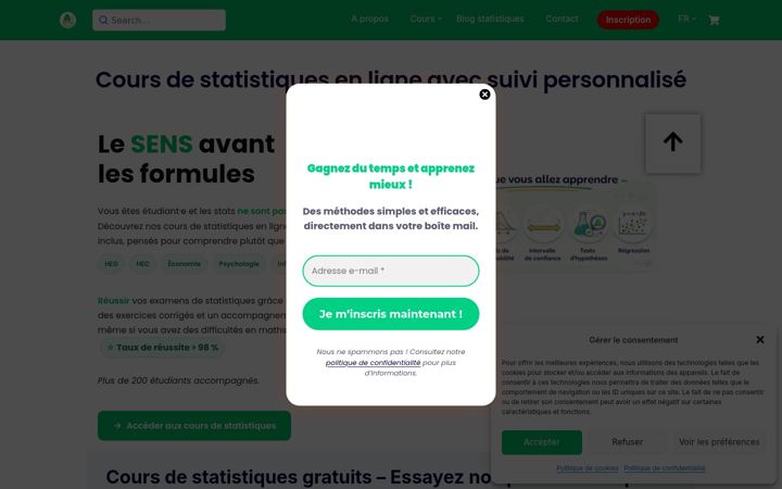 Ekrano kopija amoilesstats.ch