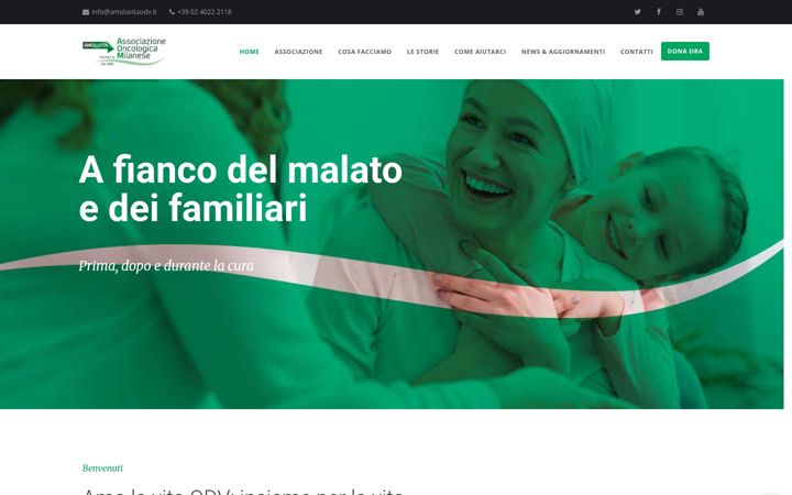 Screenshot of amolavitaodv.it
