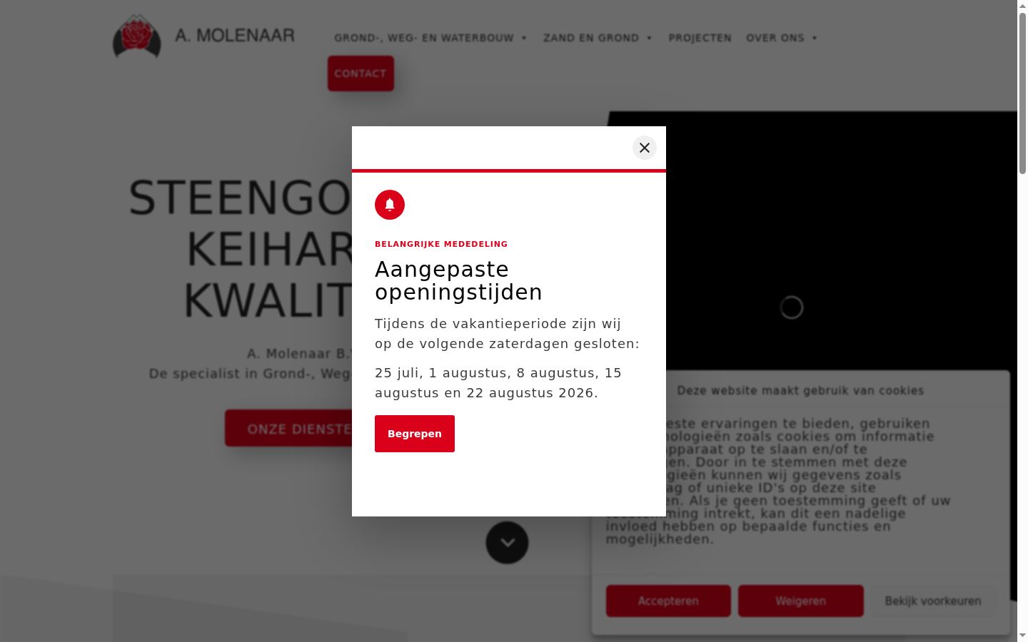 Sutikimo reklamjuostės, rodytos prieš bet kokią sąveiką, ekrano kopija